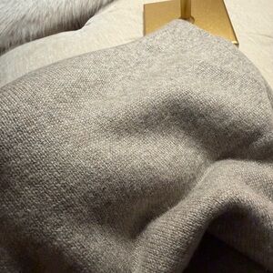 Soft Neutral Knit Scarf